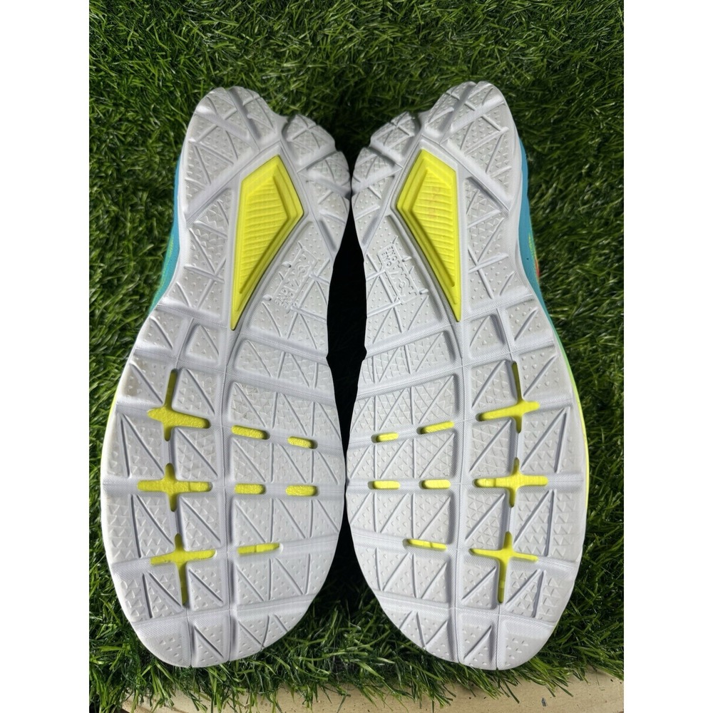 Hoka One One Mens Mach 5 Yellow Running Shoes Size 11.5 D 1127893 EPSB - Picture 7 of 9